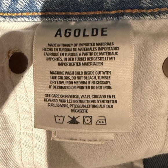 Agolde Lana mid rise straight - Picture 2 of 4